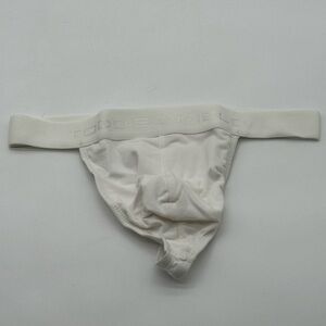 Todd Sanfield Thong Men's Small White Essential Solid Minimal String New